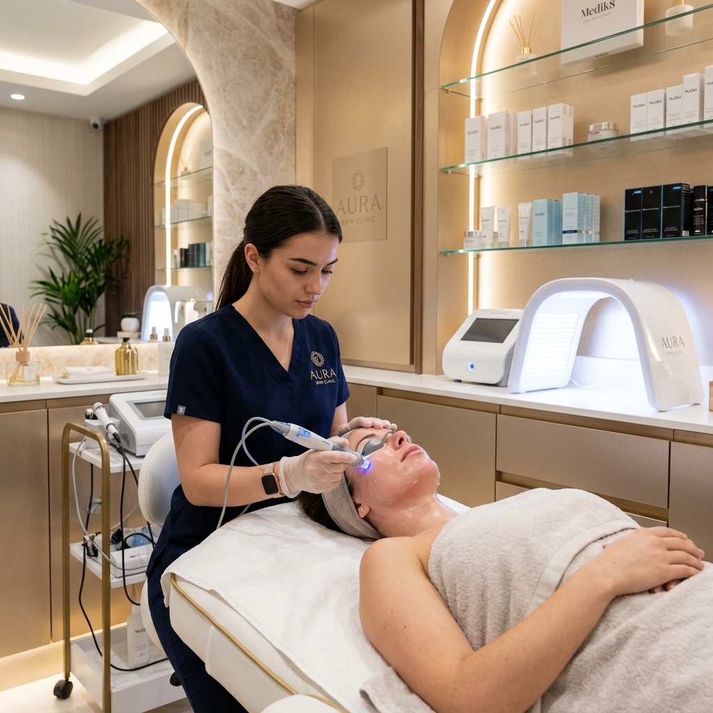 Skin analysis room